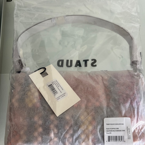 STAUD Multicolor Beaded Shoulder Bag - Picture 7 of 8